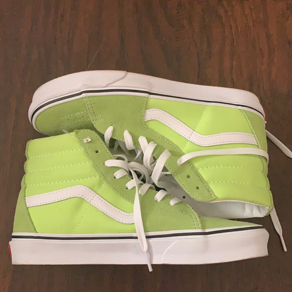 Green Vans Sk8-Hi